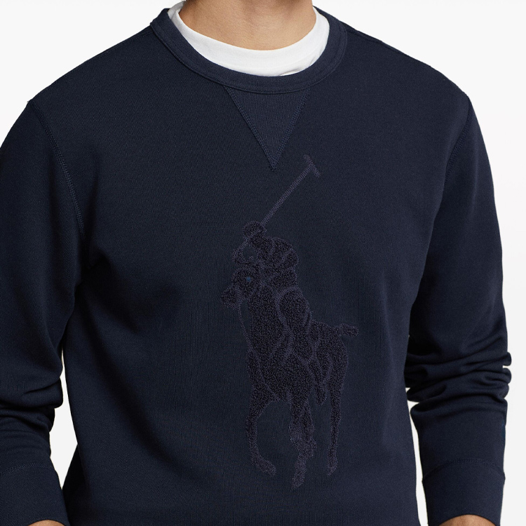 Свитер мужской Navy Polo Ralph Lauren, морской синий — фото 4