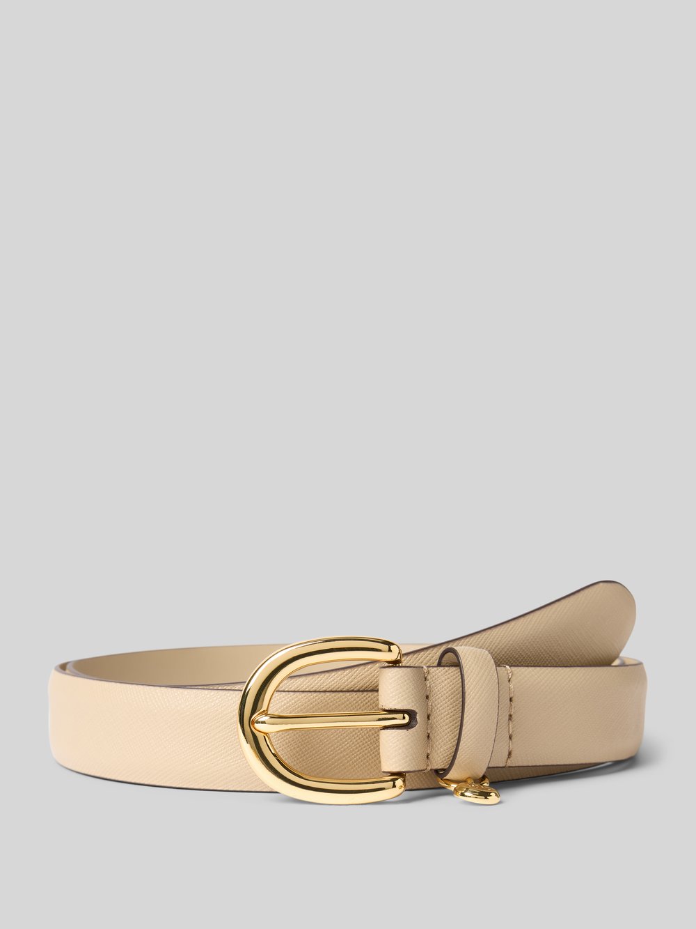 

Ремень с пряжкой Lauren Ralph Lauren, песочный