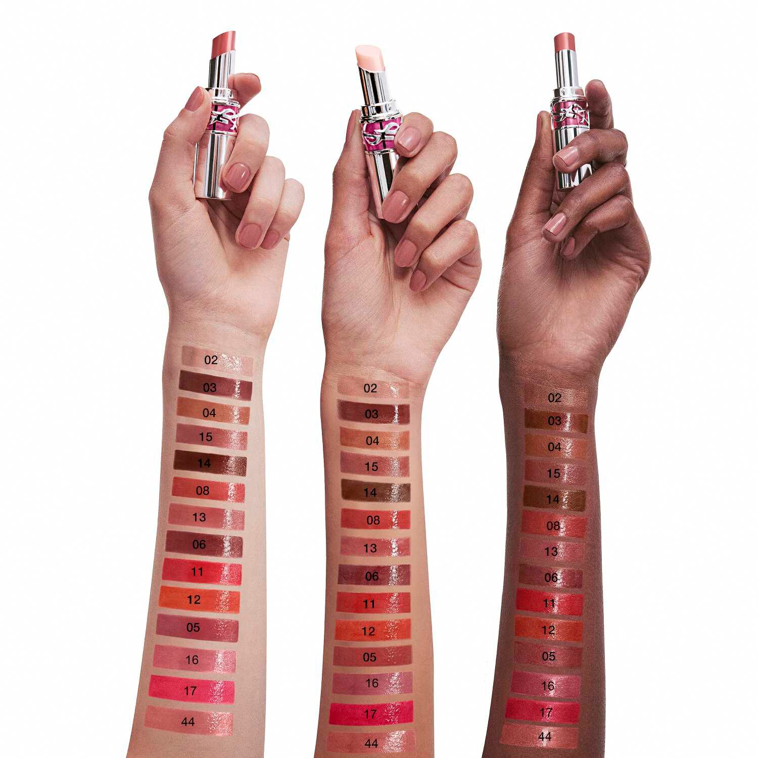 Блеск для губ Loveshine Candy Glaze Yves Saint Laurent, 44 Nude Lavallière (3.2 g) — фото 3