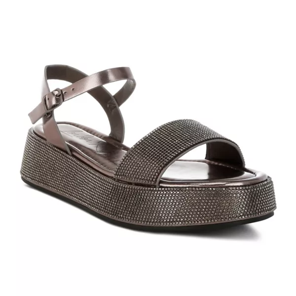 Женские сандалии на платформе London Rag, цвет pewter