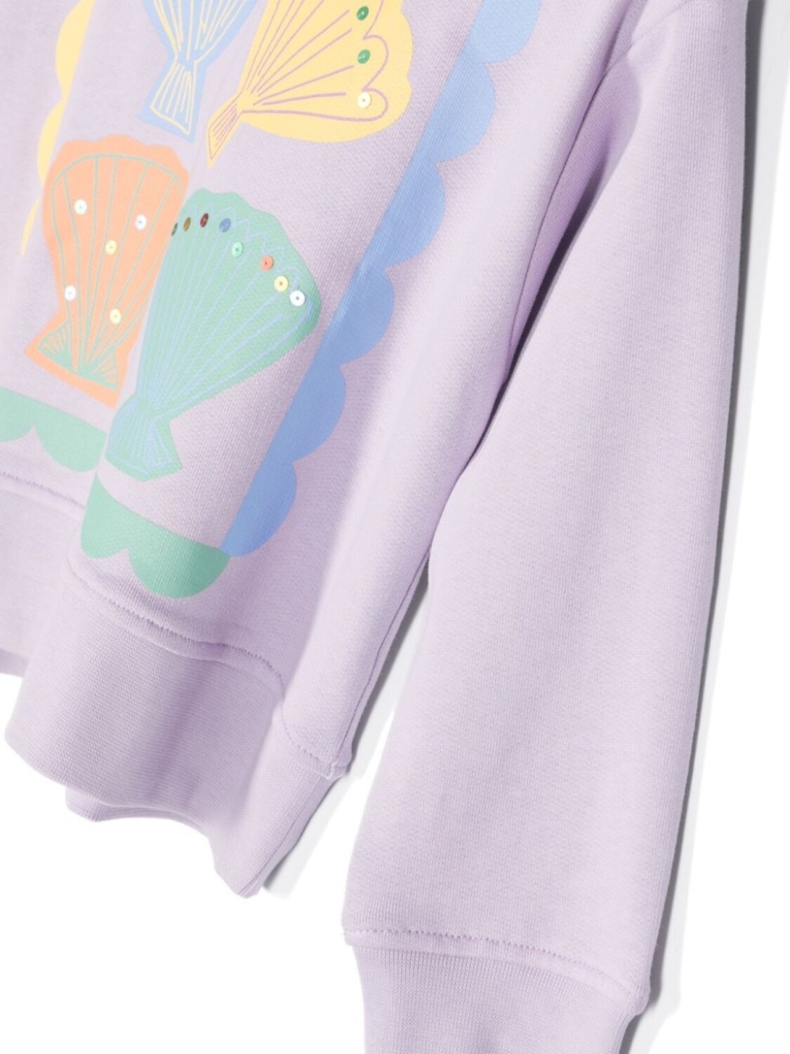 Stella McCartney Kids толстовка с графичным принтом, фиолетовый — фото 3