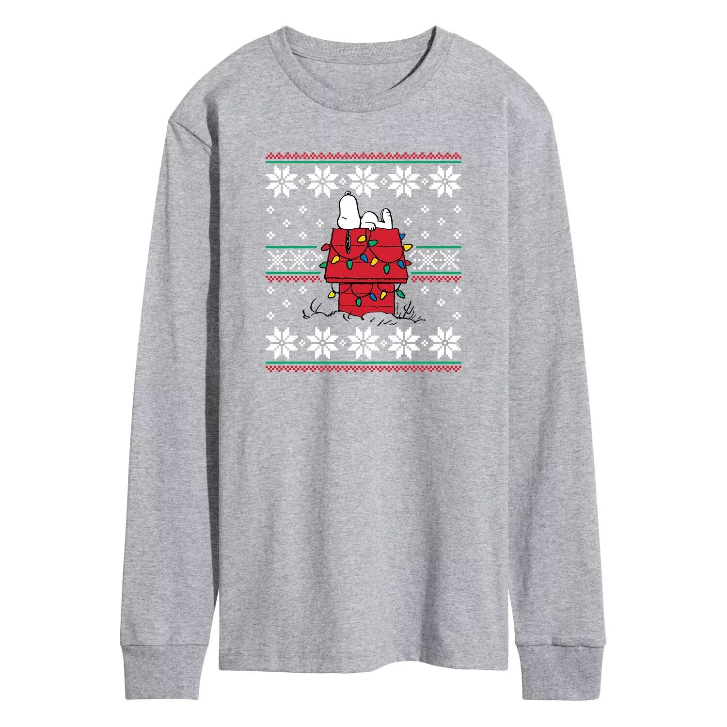 

Мужской свитер с длинными рукавами Peanuts Dashing Doghouse Ugly Sweater Licensed Character