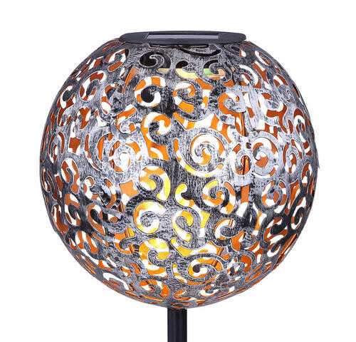 

Солнечная лампа Globo, 18,5x54 см, черный