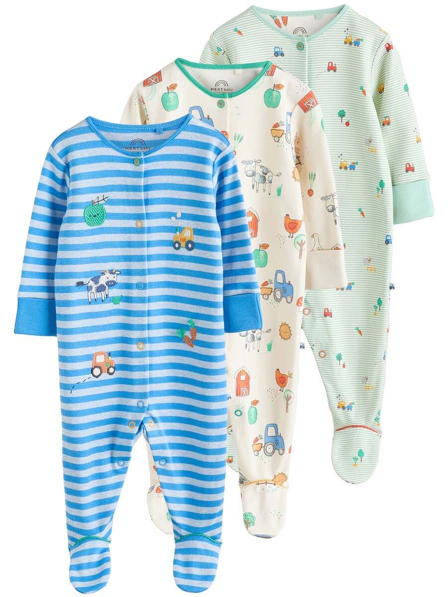 

Пижама Next, цвет Royal blue/Pastel yellow/Pastel green