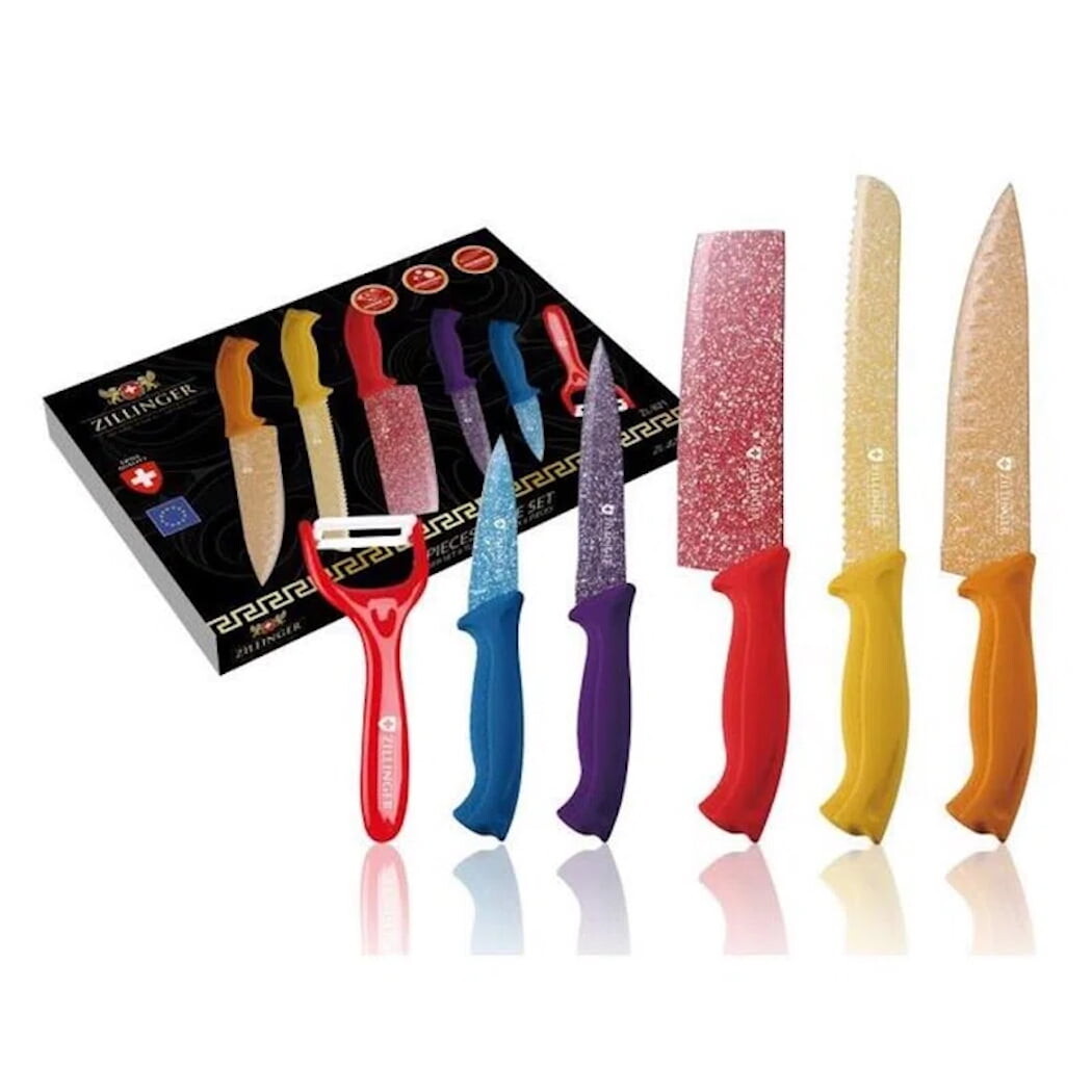 

Набор ножей Zillinger Colorful, 6 предметов
