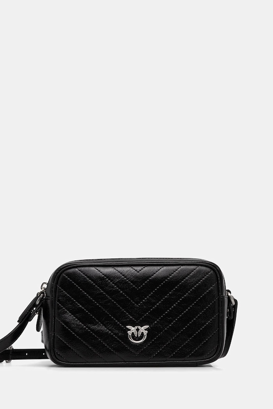 

Кожаная сумка Pinko, черный