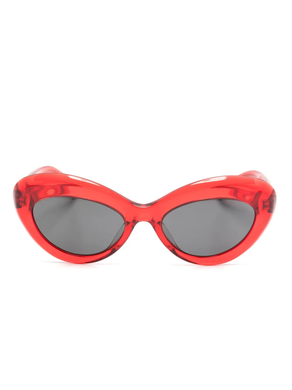 

Солнцезащитные очки 1968C в оправе 'кошачий глаз' из коллаборации с Khatie Oliver Peoples, красный