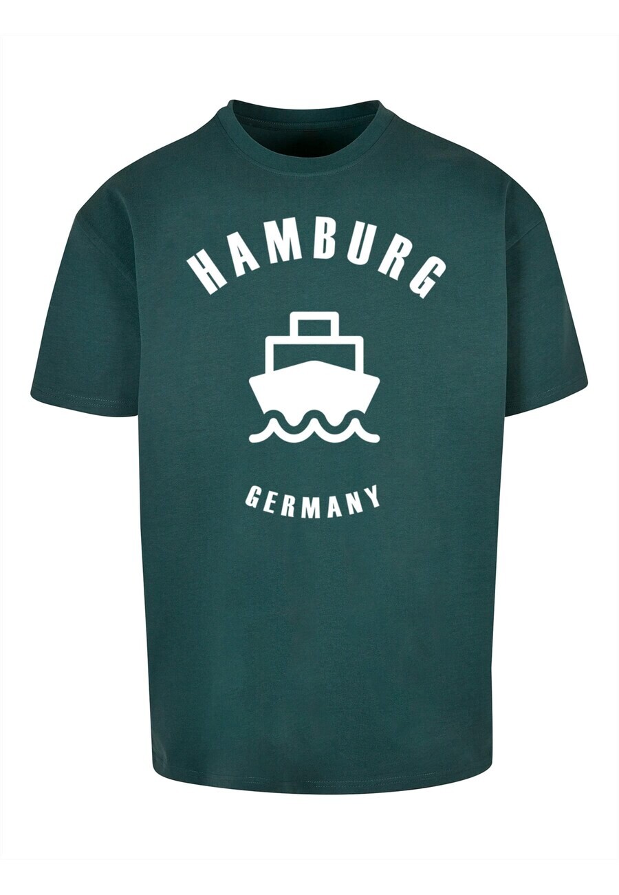 

Футболка Merchcode HAMBURG X, темно-зеленый