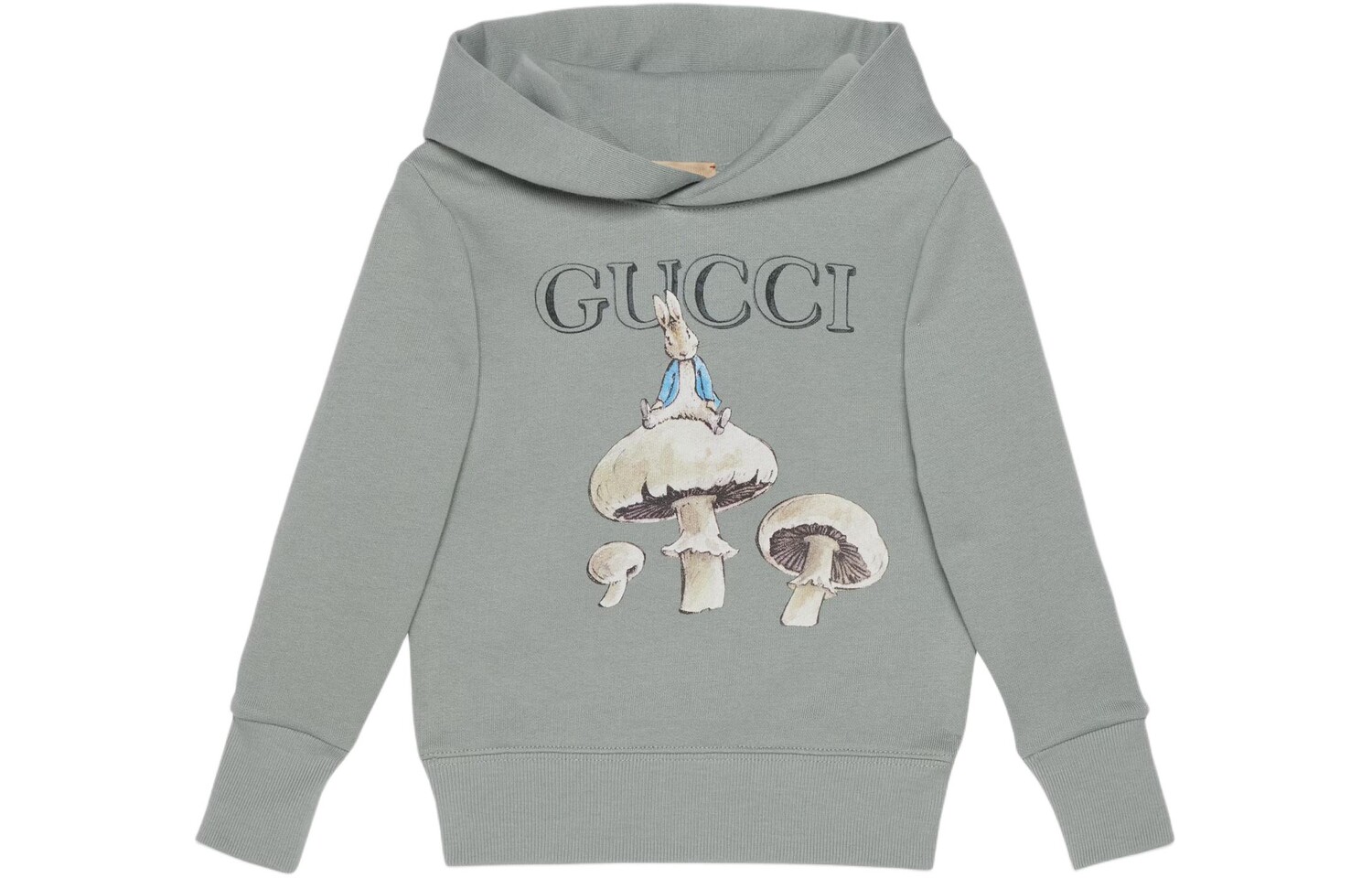 

Толстовка детская Gucci с рисунком, зеленый