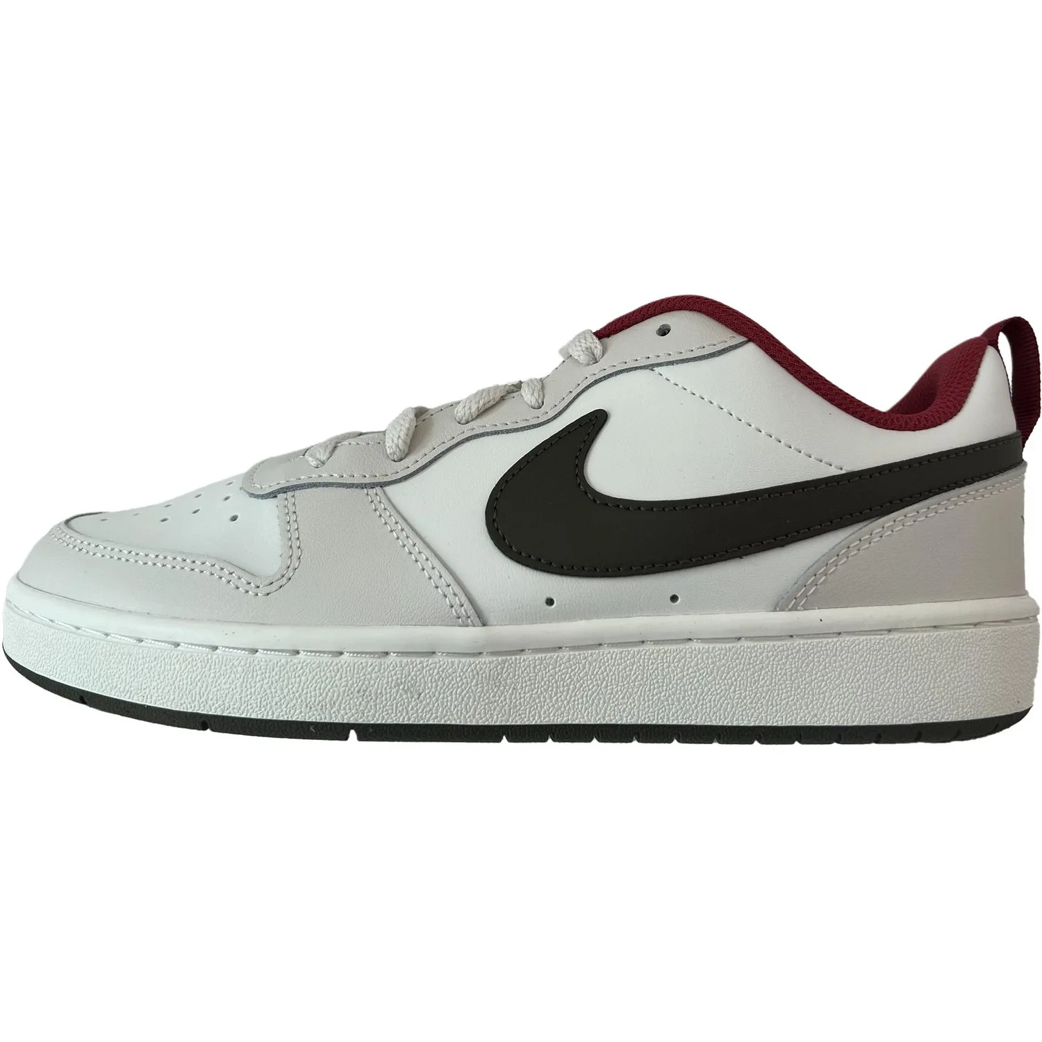 Nike Кроссовки для скейтбординга Court Borough Low top детские бело-серо-черные