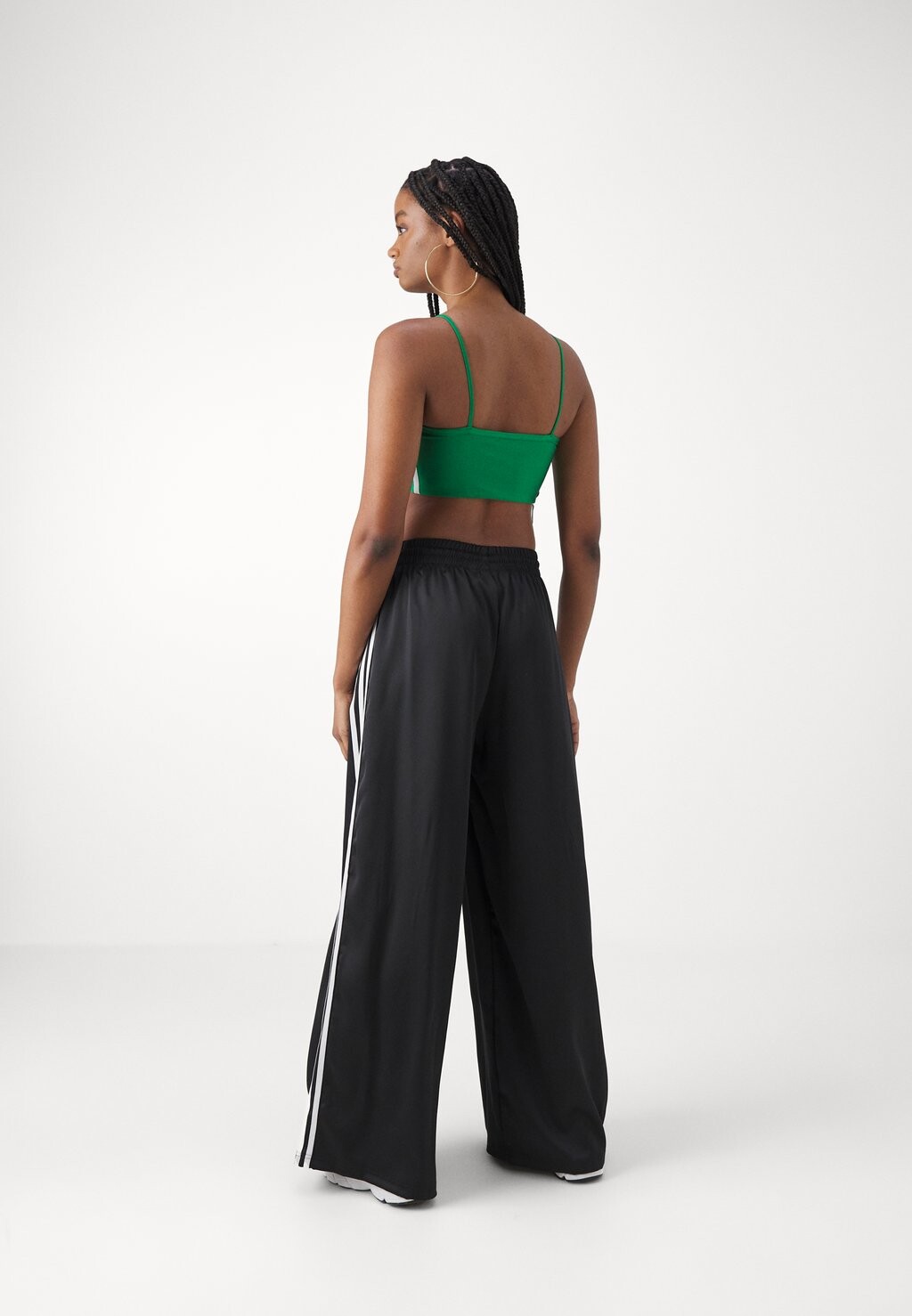 Брюки Firebird Track Pant Wide Leg adidas Originals, черный — фото 4