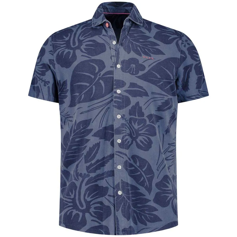 

Рубашка с коротким рукавом Nza New Zealand Houston, синий