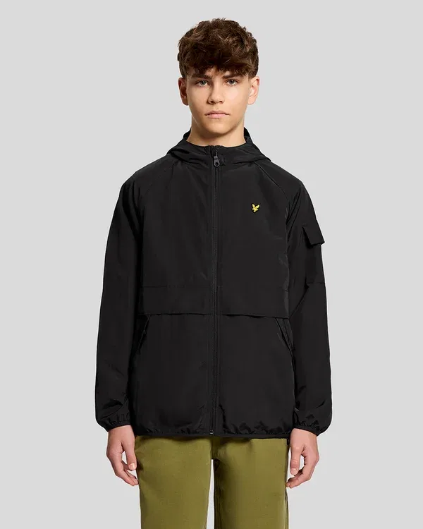 Ветровка с капюшоном Lyle & Scott, цвет черный