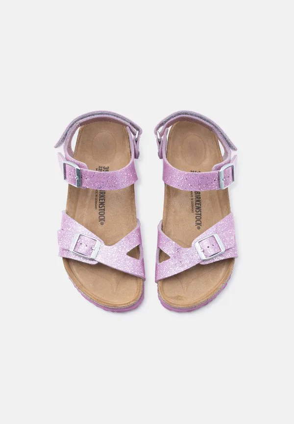 Узкие сандалии rio с космическим блеском Birkenstock, Lavender — фото 4