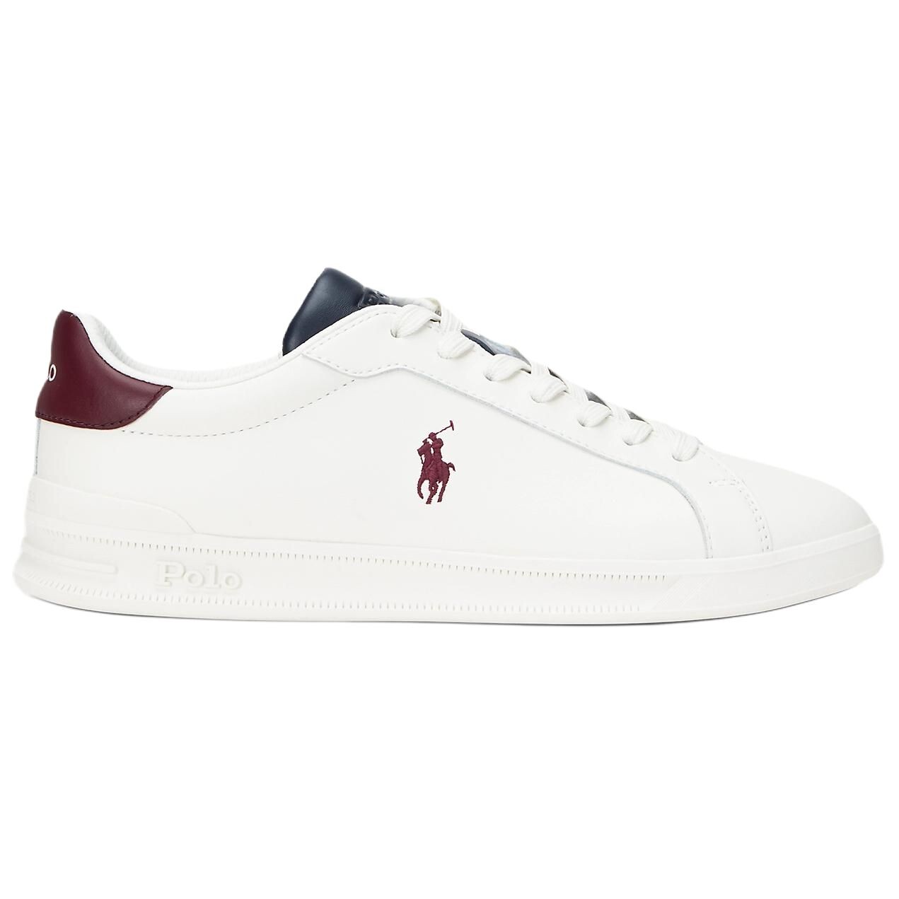 Кеды мужские, Обувь для скейтбординга Court, мужская, низкая, белый Polo Ralph Lauren — фото 2