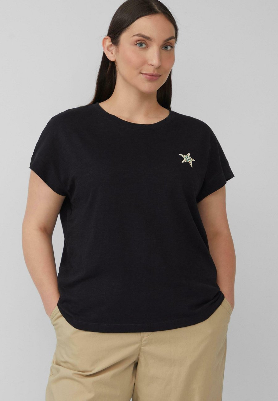 

Футболка s.Oliver Print T-shirt, Schwarz/Black, Черный, Футболка s.Oliver Print T-shirt, Schwarz/Black