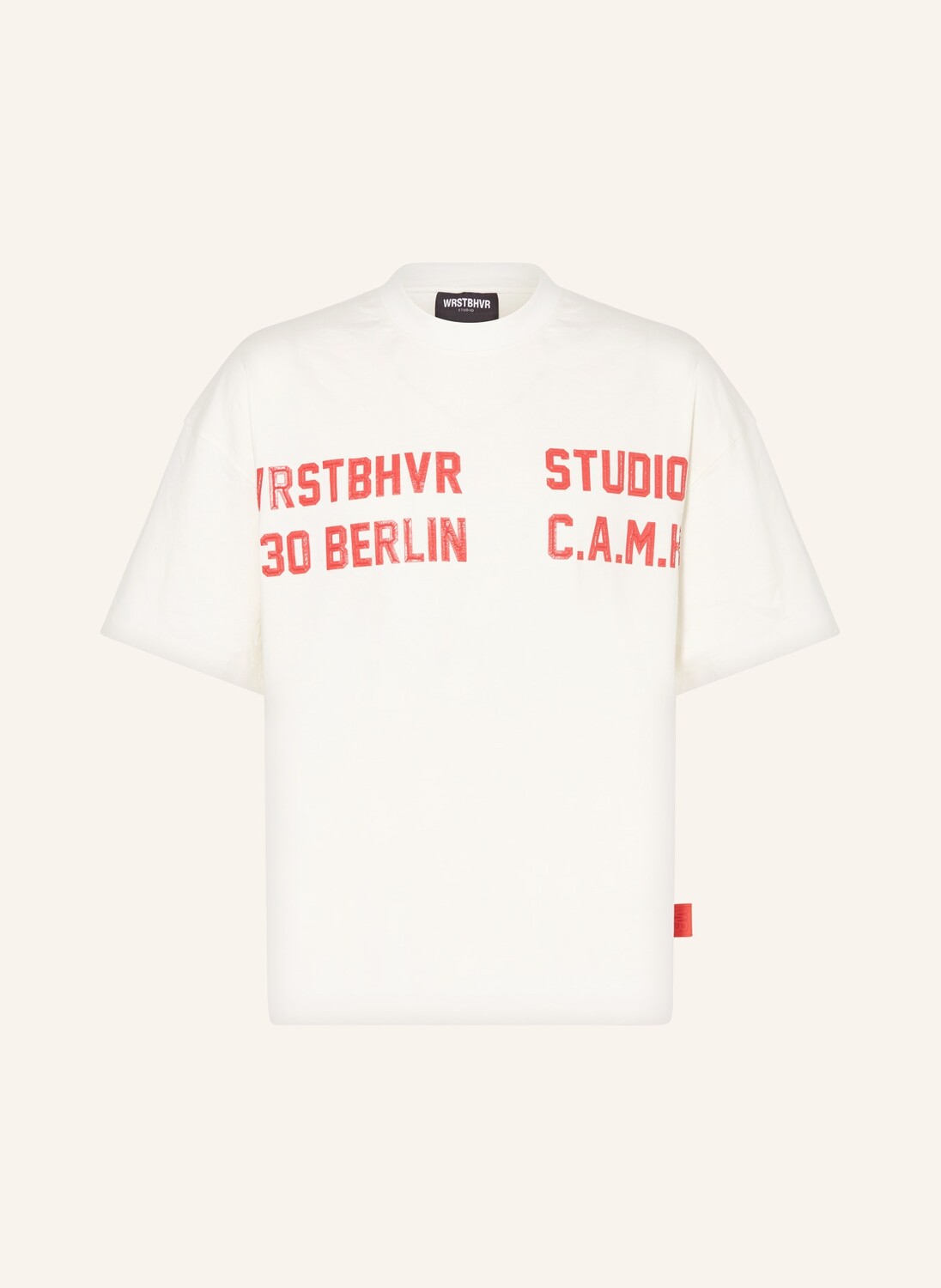 

Футболка вадим Wrstbhvr, белый