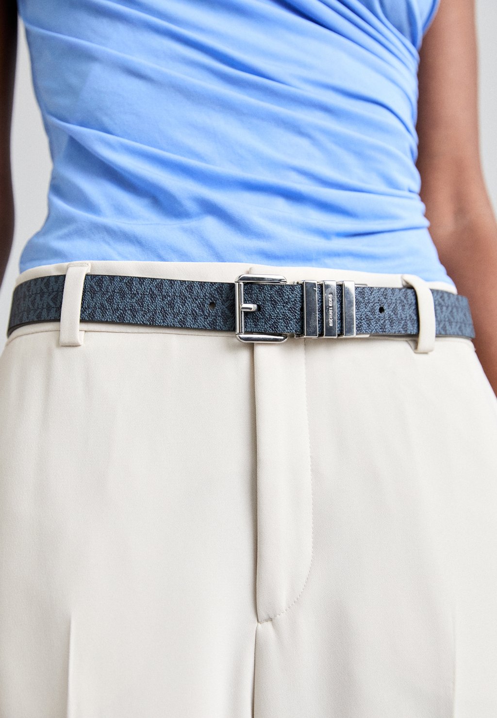

Пояс REVERSIBLE BELT MICHAEL Michael Kors, синий