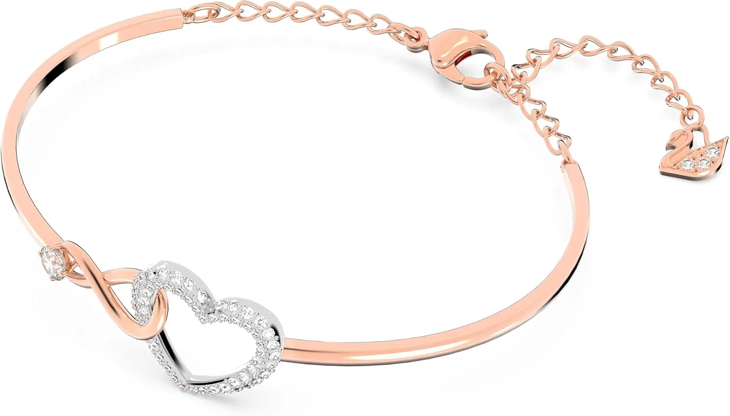 Накладные ресницы Swarovski Infinity Heart, белый, смешанное покрытие — фото 2