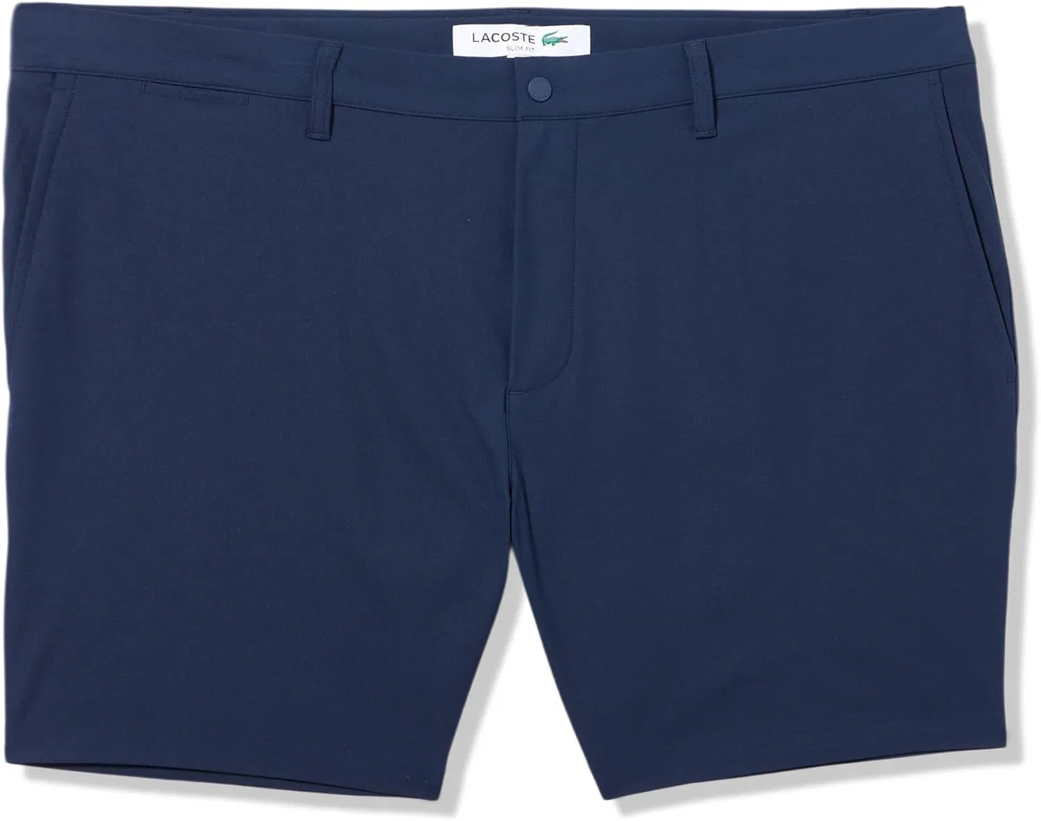 Шорты активные slim fit stretch, Lacoste, темно-синий