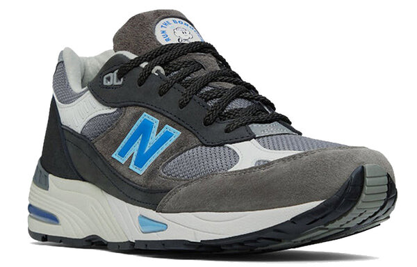 Кроссовки run the boroughs x 991 сделано в англии New Balance, серый — фото 3