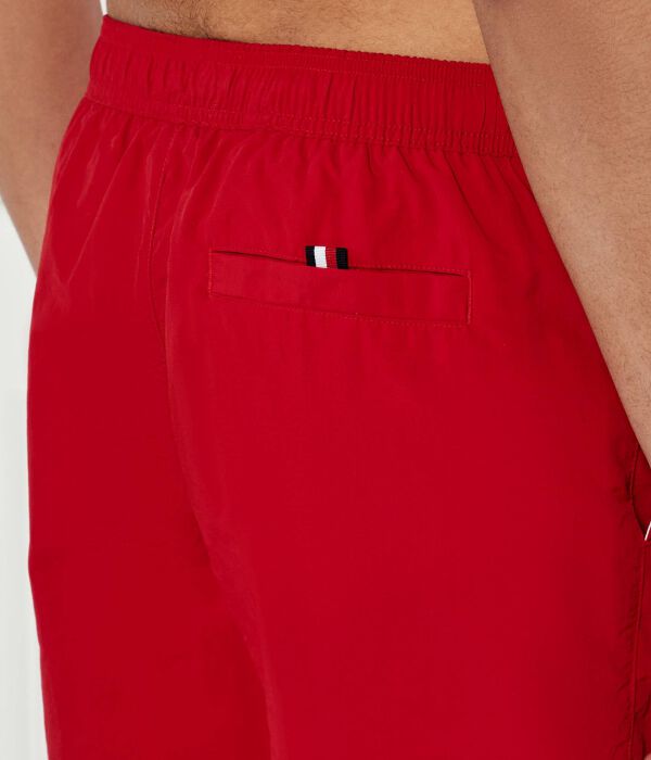 Шорты для плавания Tommy Hilfiger Hilfiger Flag Mid Length, красный — фото 4