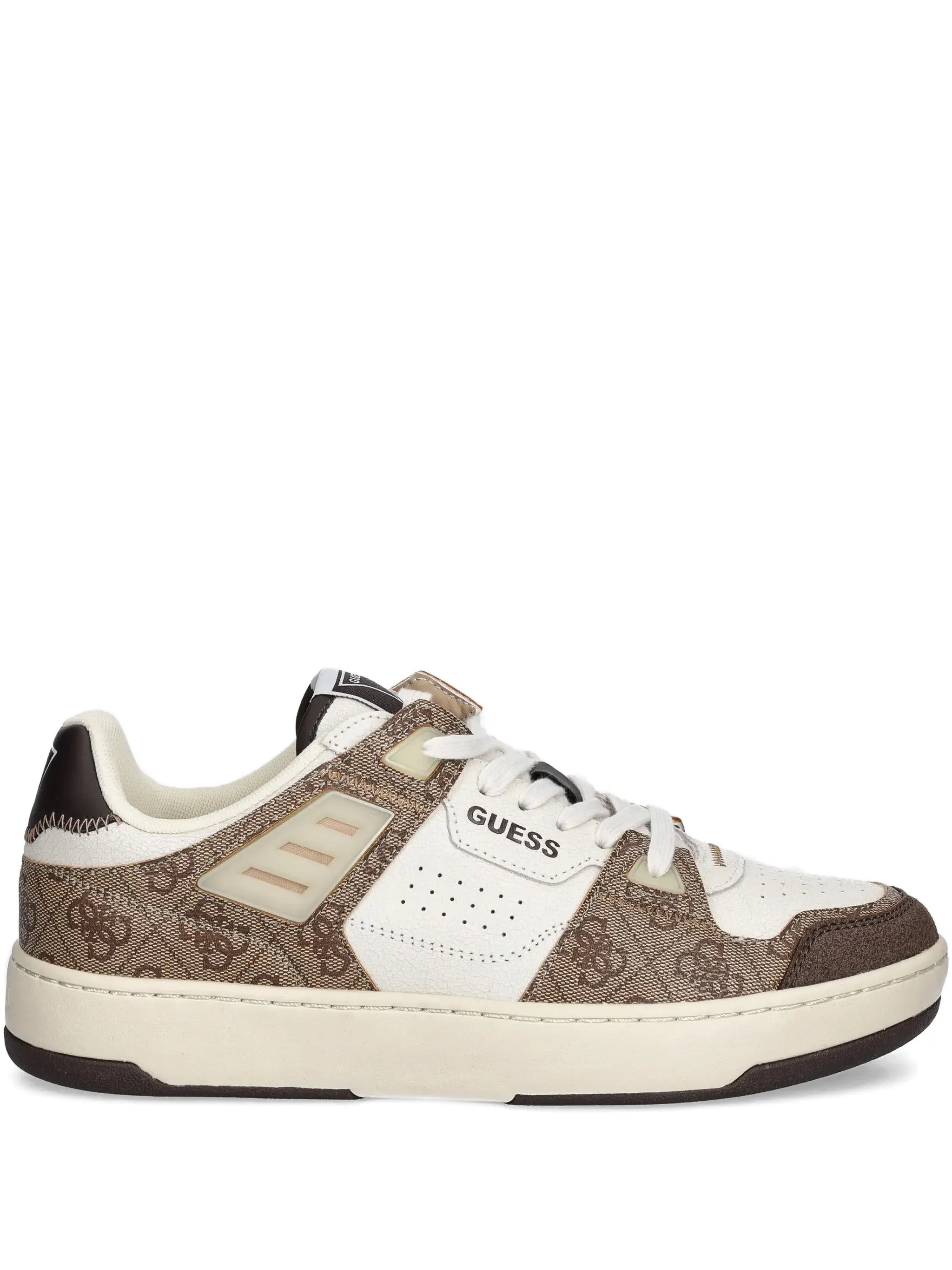 

Кроссовки Vincent с перфорированным логотипом motif 4G Guess Usa, белый