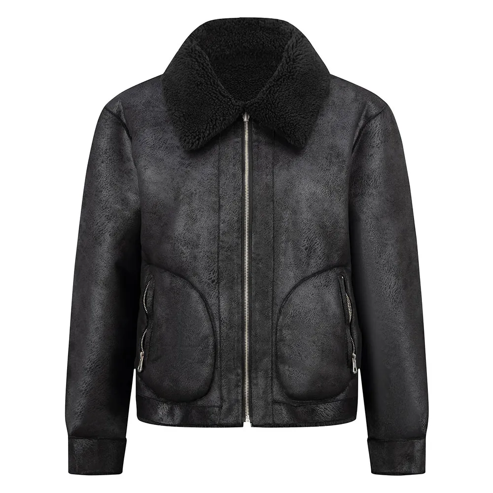 

Куртка Fynch Hatton 24105809 leather, черный