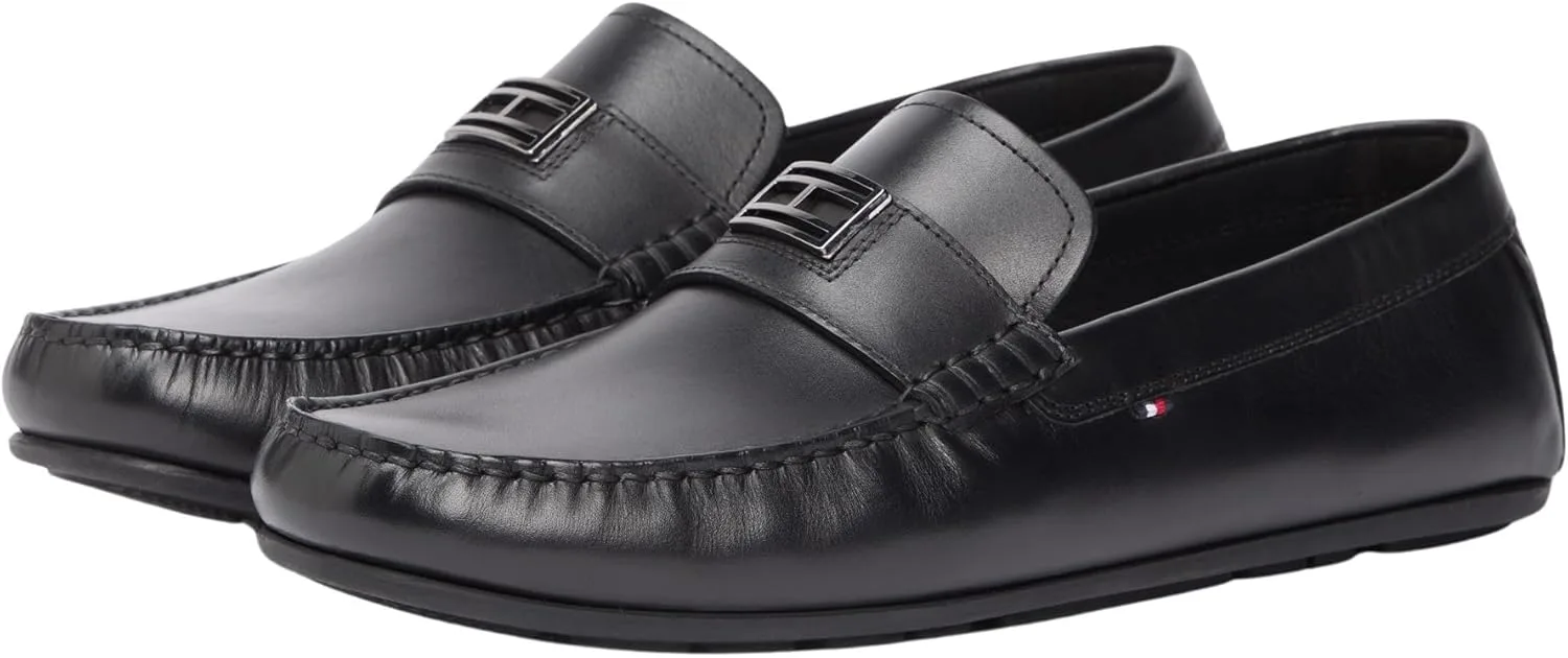 Мужские кроссовки Tommy Hilfiger Hardware Hilfiger Driver Shoe Fm0fm05838 Driver Shoes, черный — фото 4
