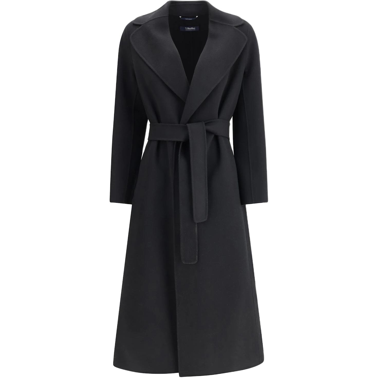 

'S MAX MARA Пальто женское с черным лацканом Moderate