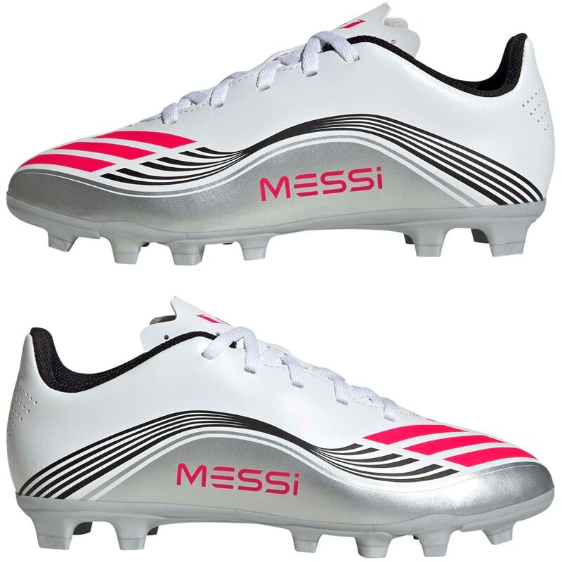 Футбольные бутсы для газона f50 messi club fg/mg Adidas, мультиколор — фото 4