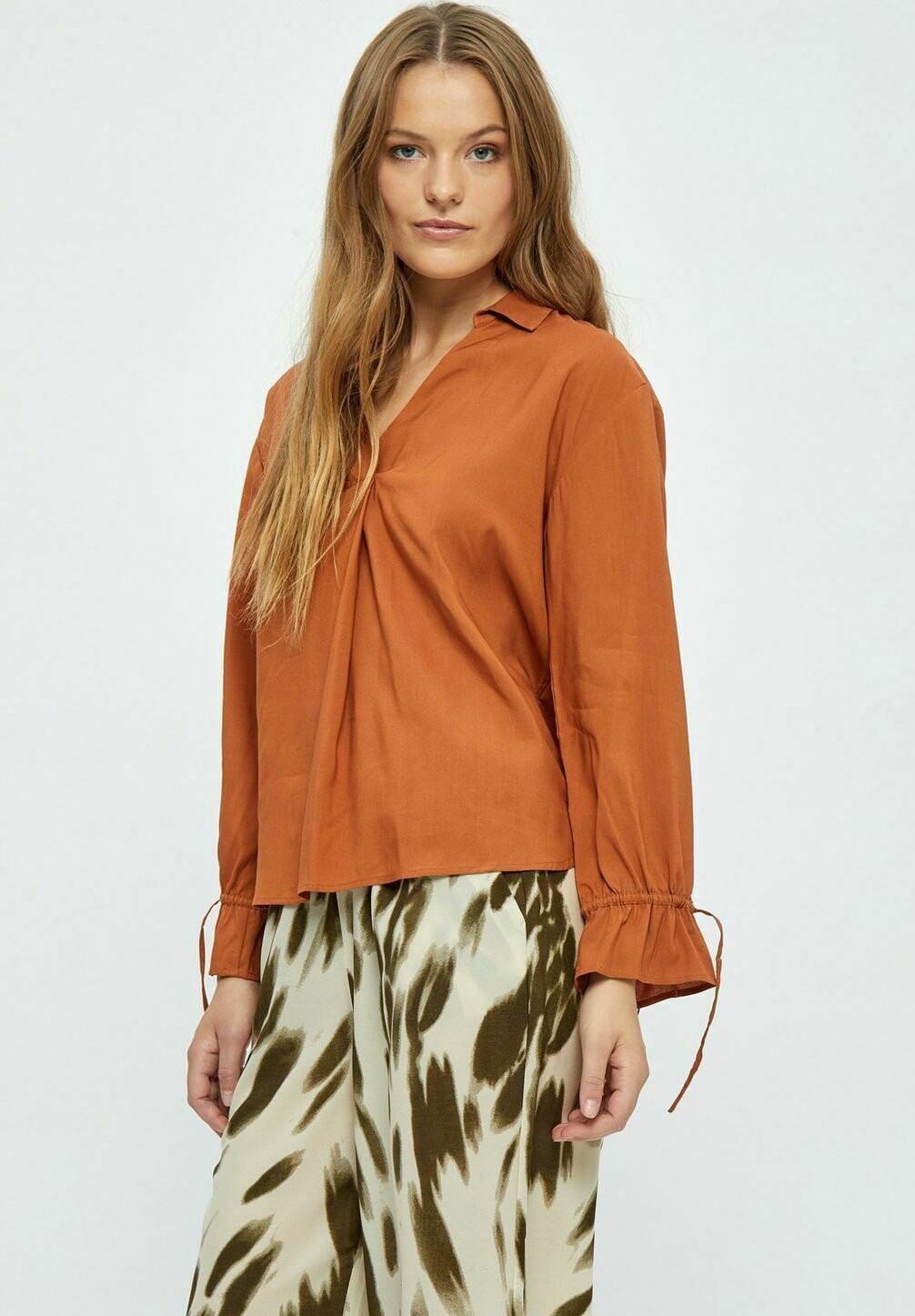 

Блузка ELVAN LONG SLEEVE Desires, апельсин