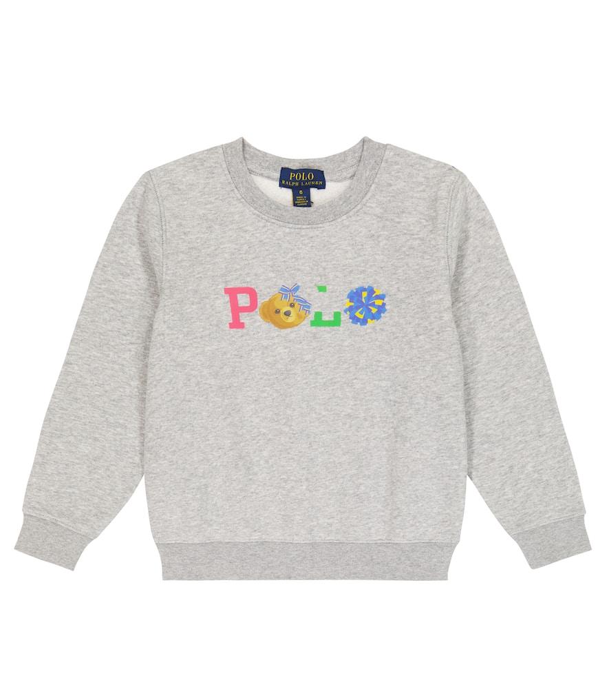 

Логотип свитшота из хлопкового микса Polo Ralph Lauren Kids, Sc01 Andover Heather
