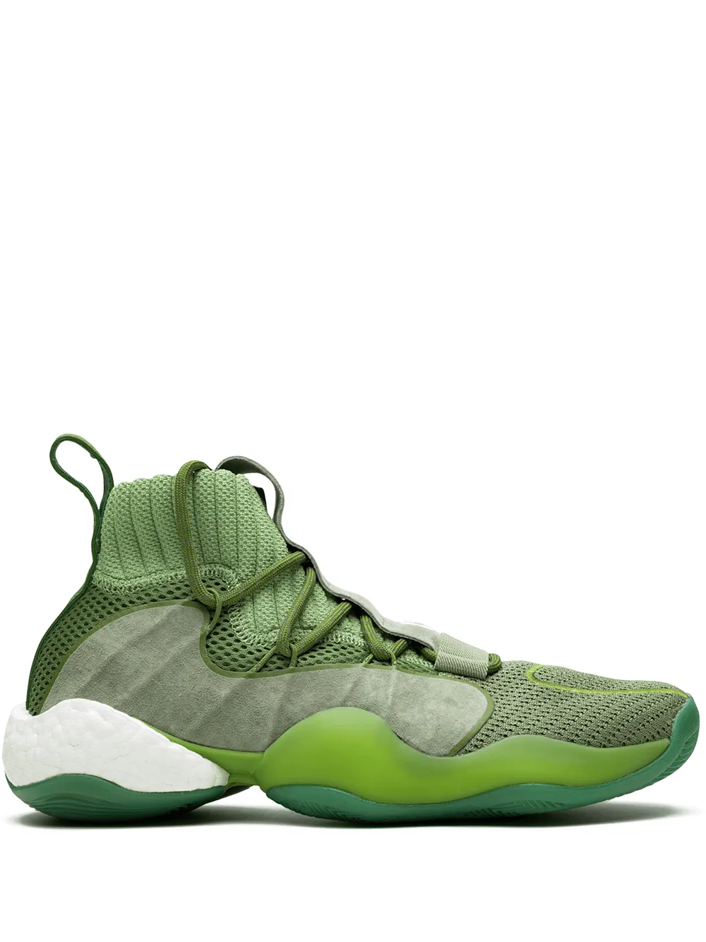 

Высокие кроссовки PW Crazy BYW adidas, зеленый