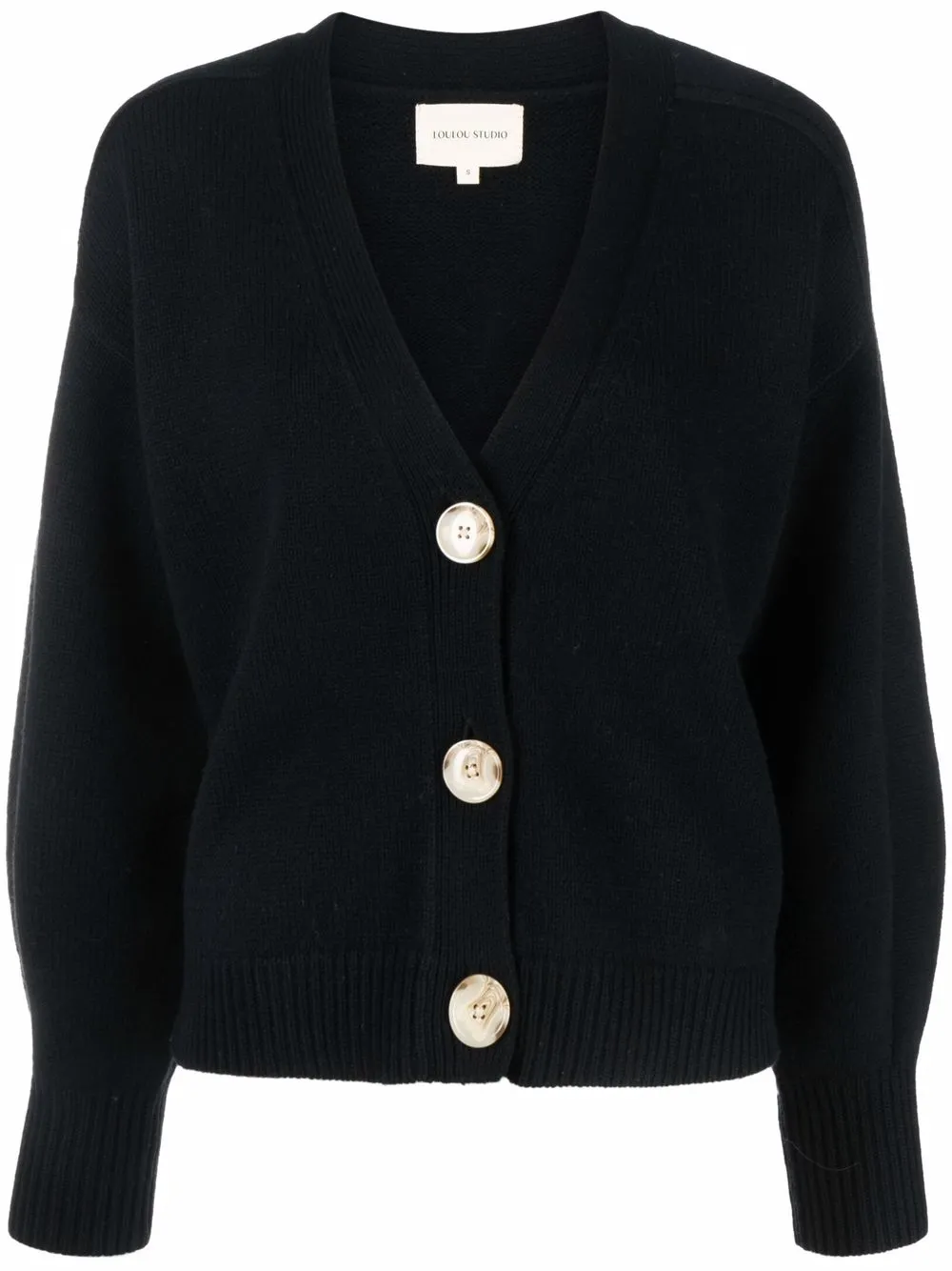 

Кардиган с V-образным вырезом Loulou De Saison, черный