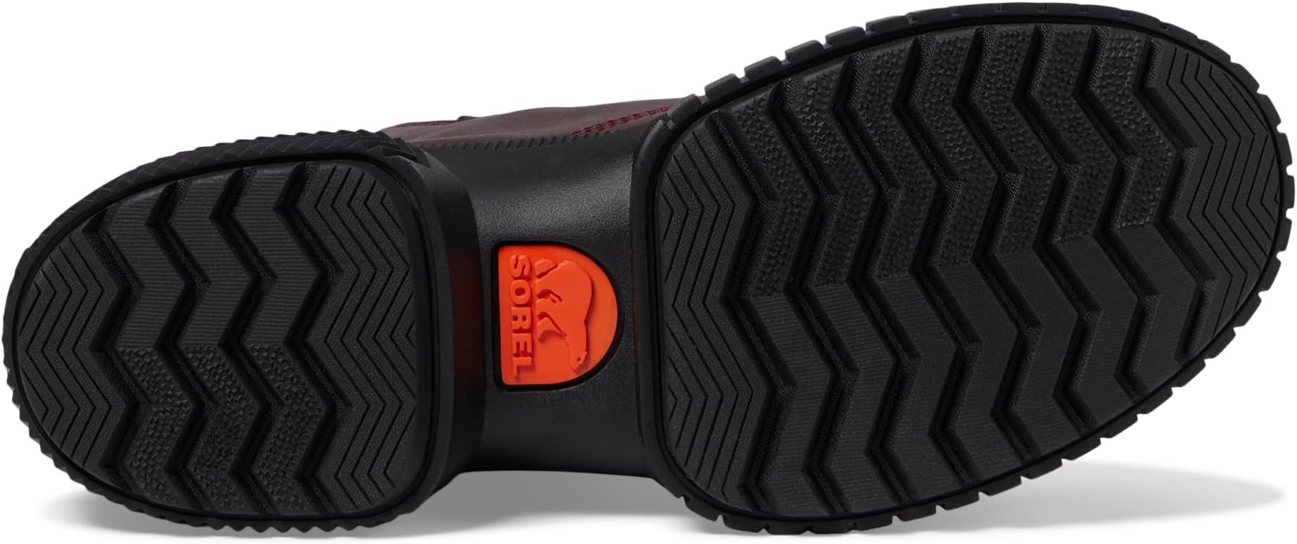 Ботинки женские SOREL ONA AVE Boot Lace кожаные водонепроницаемые, бордовый — фото 3