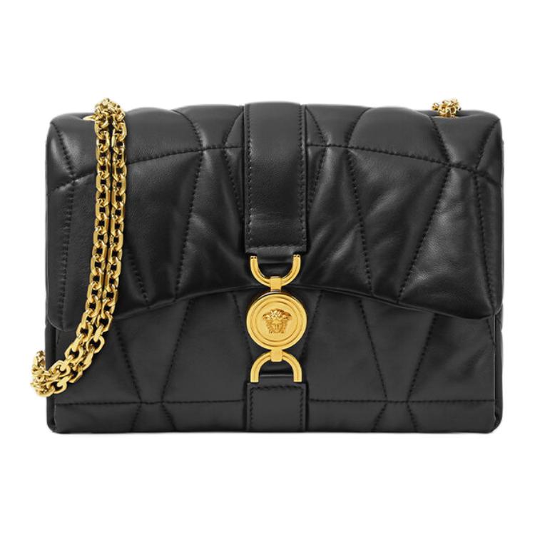 

VERSACE Женская сумка через плечо Medusa из овчины, черная