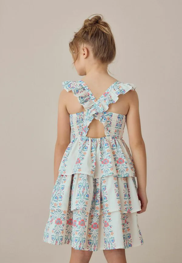 Повседневное платье стандартного кроя Laura Ashley, Multi Stripe Floral — фото 3