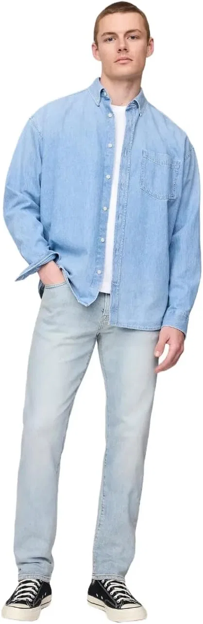 Джинсы Slim Straight Fit GAP, Light Wash