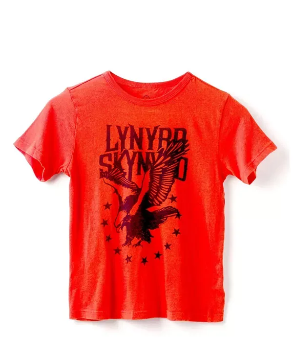Футболка с изображением орла Lynyrd Skynyrd - для малышей и для взрослых Junk Food Clothing, Tigerlily