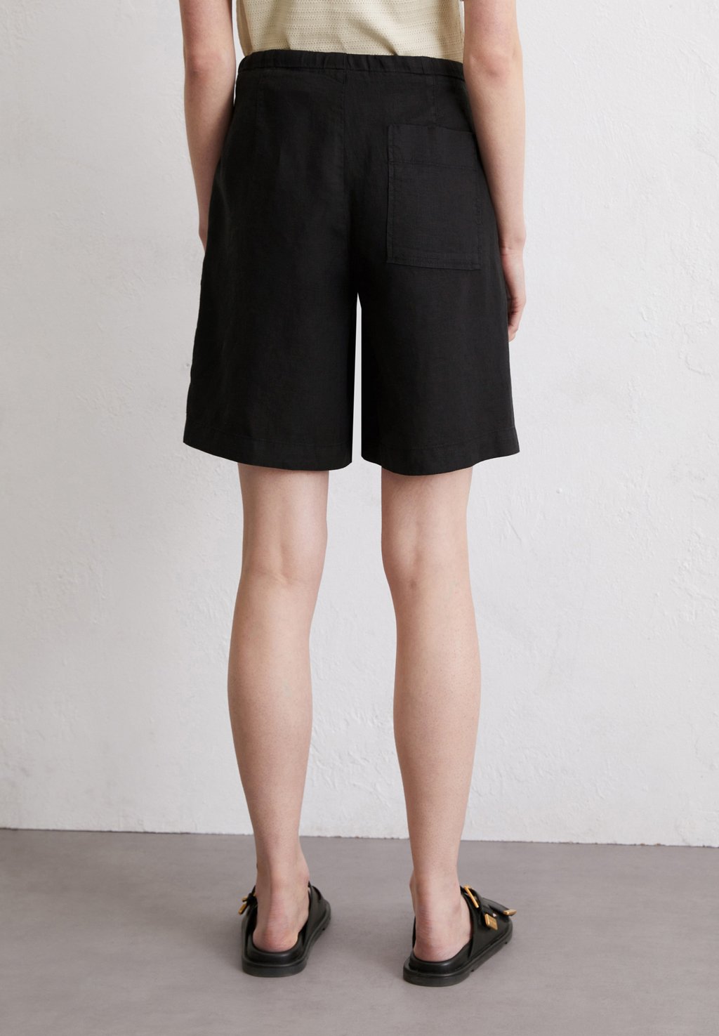 

Шорты MIT TEILELASTISCHEM BUND Marc O'Polo, черный