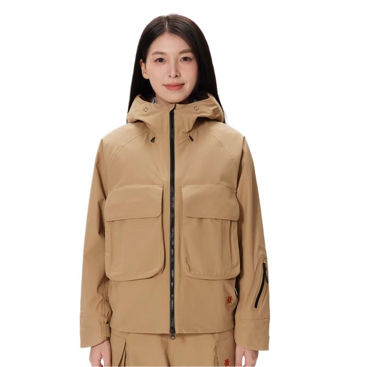 

KOLON SPORT Куртка для кемпинга FW24 женская бежево-желтая