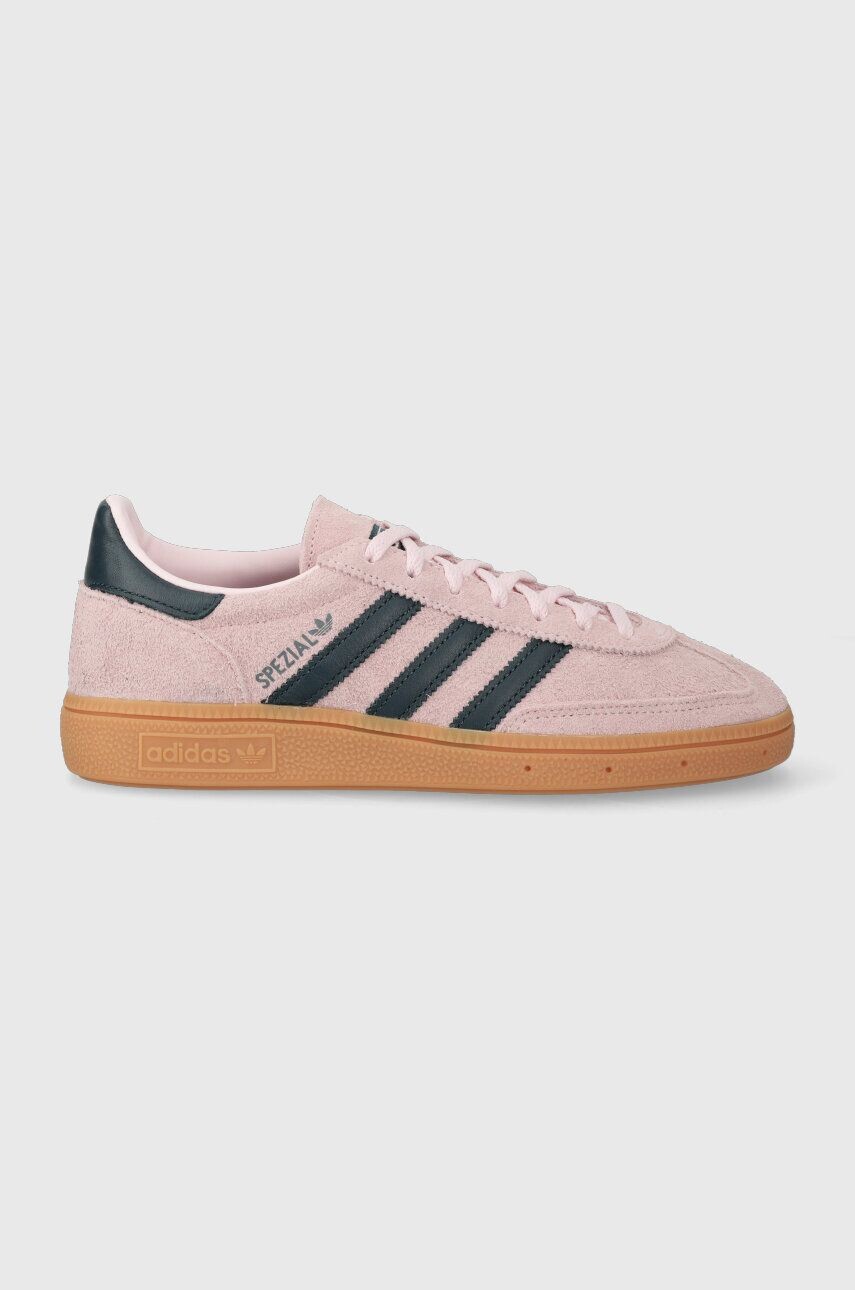Кроссовки HANDBALL SPEZIAL замшевые adidas Originals, розовый — фото 2