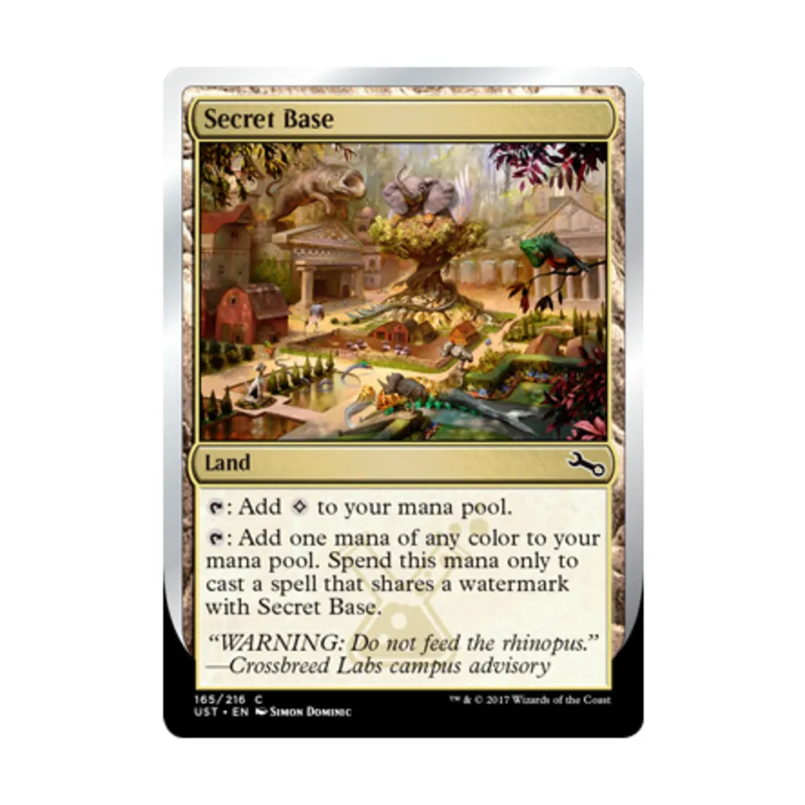 

CCG Секретная база — E (С), MTG - Unstable