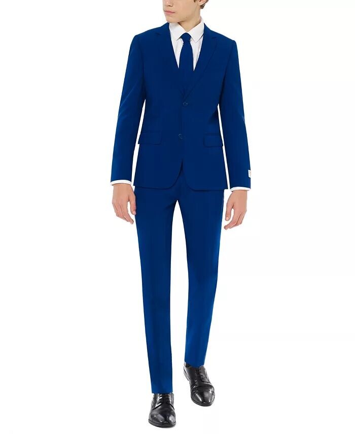

Костюм для подросткового мальчика Navy Royale Slim Fit Solid OppoSuits, синий