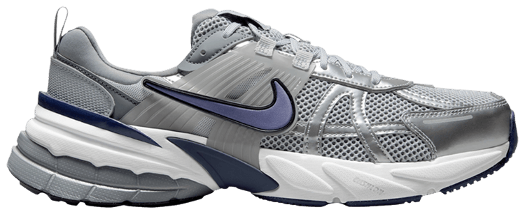 

Кроссовки Nike V2K Run 'Wolf Grey Midnight Navy', серый
