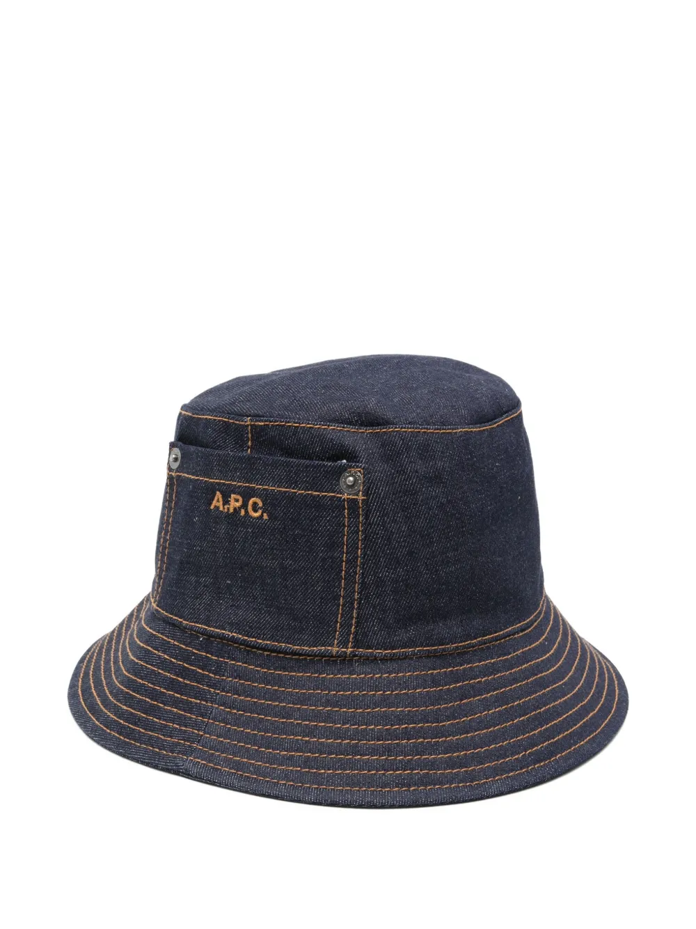 

Джинсовая панама с карманами A.P.C., синий