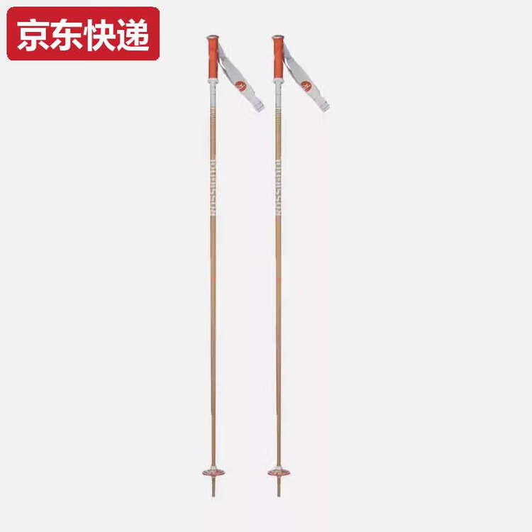 

Rossignol Мужские и женские лыжные палки TKHE, 25 легких палок из прочного алюминиевого сплава, снаряжение для катания на лыжах, женская модель высокого класса в бежевом цвете, 115 см