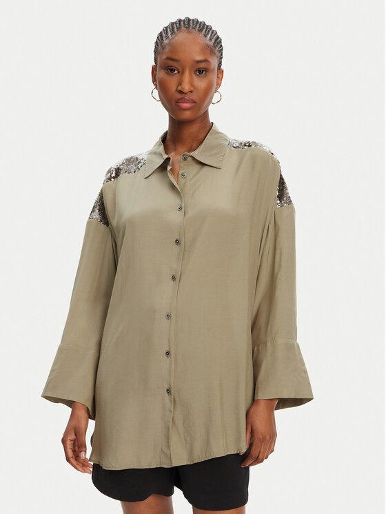 

Свободная рубашка 53-7027-437 Access Fashion, зеленый