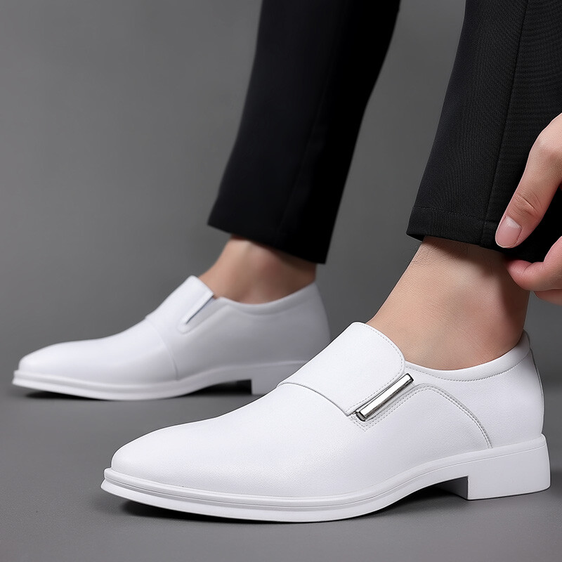 Мужские туфли EGCHI Men's Casual Shoes Men Mid-Top — фото 4